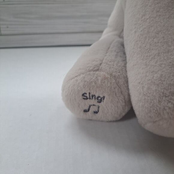 GUND Baby Animated Flappy The Elephant Plush Stuffed Toy Sings Plays Peek A Boo! - Picture 3 of 16